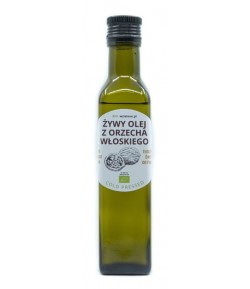 Żywy olej z Orzecha Włoskiego BIO - W Zielone 250 ml