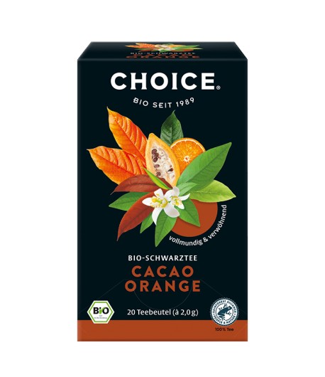 KAKAOWO-POMARAŃCZOWA Herbata BIO - CHOICE®