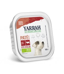 Pasztet z Wołowiną i Spiruliną bez zbóż BIO (dla psa) - YARRAH 150 g