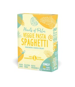 Makaron z serca palmy spaghetti bezglutenowy BIO - Diet-Food 255 g