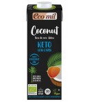 Napój kokosowy KETO Low Carb bezglutenowy BIO - ECOMIL 1 l