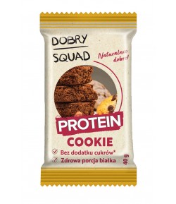 Ciastko PROTEINOWE Cookie bez dodatku cukru bezglutenowe - DOBRY SQUAD 40 g