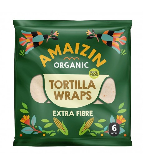 Tortilla wraps z otrębami BIO - Amaizin 240 g