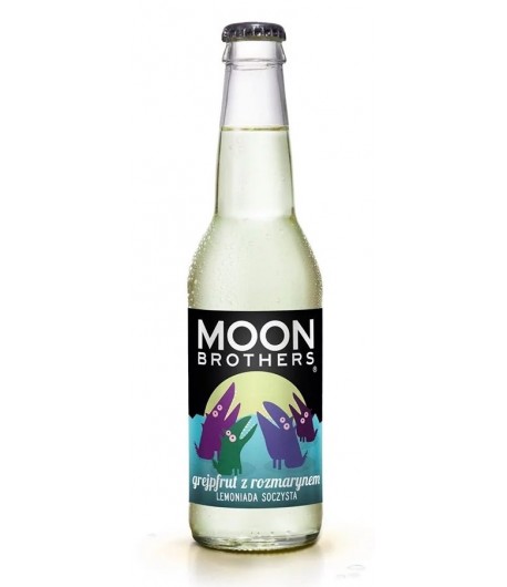 Lemoniada szoczysta grapefruit z rozmarynem - MOON BROTHERS 330 ml