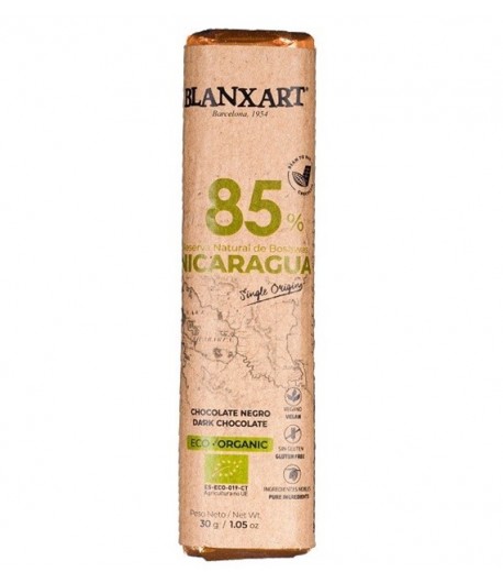 Czekolada gorzka 85% NIKARAGUA BIO - BLANXART 30 g