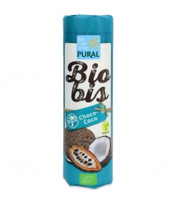 Ciastka markizy kakaowe z kremem kokosowym wegańskie BIO - PURAL 300 g
