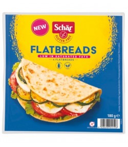 Tortilla bezglutenowa Flatbreads - SCHAR 180 g (4x45 g)