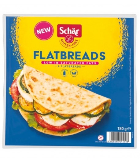 Tortilla bezglutenowa Flatbreads - SCHAR 180 g (4x45 g)