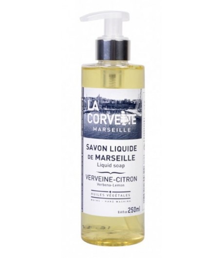 Mydło Marsylskie w płynie Werbena cytrynowa - La Corvette 250 ml