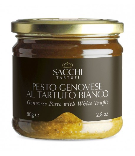 Pesto GENOVESE z Truflą Białą - SACCHI TARTUFI 80 g