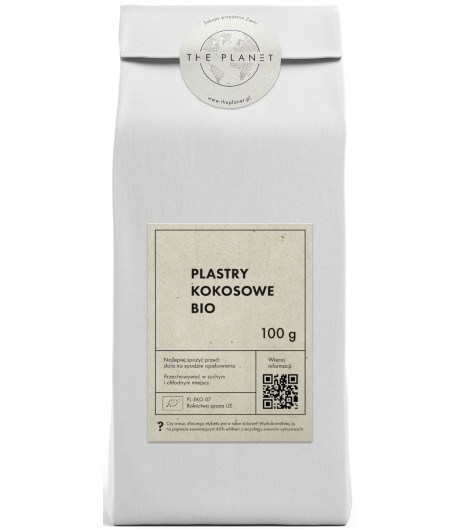 Plastry Kokosowe BIO - The Planet 100 g