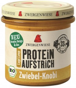 Pasta proteinowa z Cebulą i Czosnkiem bezglutenowa BIO - ZWERGENWIESE 135 g