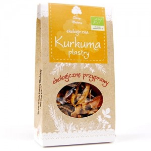 Kurkuma suszona plastry BIO - Dary Natury 30 g