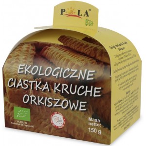 Ekologiczne ciastka kruche orkiszowe BIO - POLA 150 g