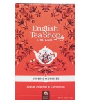 Herbatka z hibiskusa z owocem dzikiej róży, jabłkiem, cynamonem i miętą pieprzową (20x2) BIO - ENGLISH TEA SHOP ORGANIC 40 g