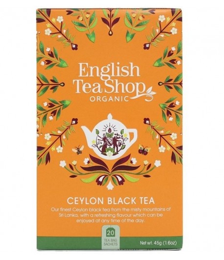 Herbata czarna cejlońska (20x2,25) BIO - ENGLISH TEA SHOP ORGANIC 45 g