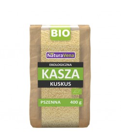 Kasza Kuskus razowy z pszenicy durum BIO - NaturaVena 400 g