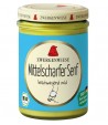 Musztarda średnio ostra bezglutenowa BIO - ZWERGENWIESE 160 ml