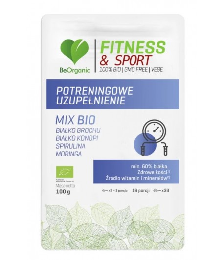 Potreningowe Uzupełnienie MIX BIO - BeOrganic 100 g