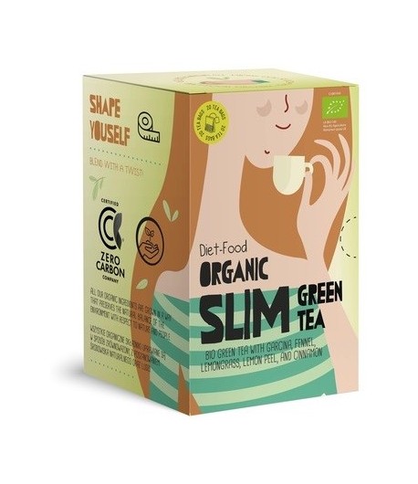 Herbatka zielona odchudzająca SLIM GREEN (1,5gx20) BIO - DIET-FOOD 30 g