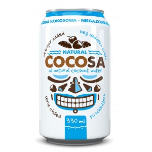 Woda kokosowa naturalna niegazowana - DIET-FOOD 330  ml