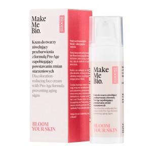 BLOOM YOUR SKIN Krem do twarzy z formułą Pro-Age zapobiegający powstawaniu zmian starzeniowych - Make Me Bio 30 ml