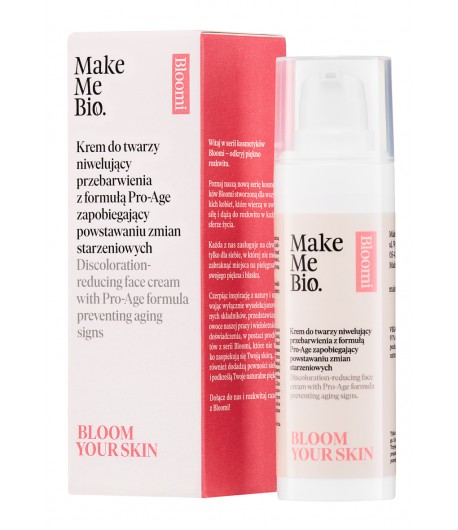 BLOOM YOUR SKIN Krem do twarzy z formułą Pro-Age zapobiegający powstawaniu zmian starzeniowych - Make Me Bio 30 ml