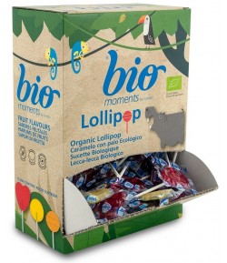 Lizak Owocowe serduszko bezglutenowy BIO - CARAMELOS 8,3 g