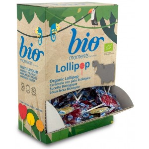 Lizak Owocowe serduszko bezglutenowy BIO - CARAMELOS 8,3 g