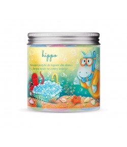 Musujące pastylki do kąpieli dla dzieci - HIPPO 160 g