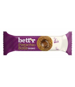 Kulki daktylowe z nadzieniem pistacjowym BIO - BETT'R 45 g (3x15 g)