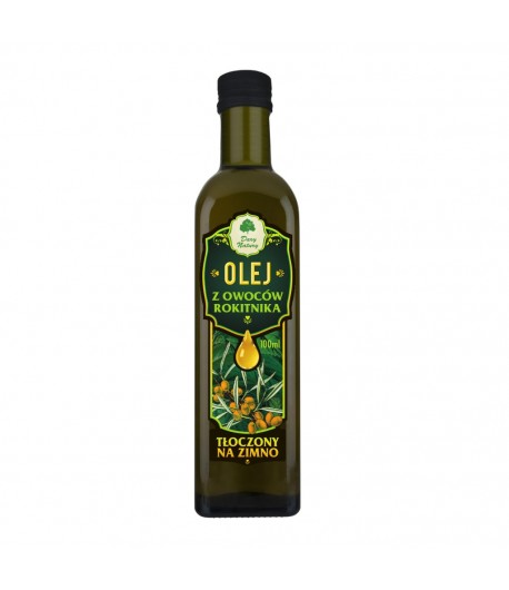 Olej z owoców rokitnika tłoczony na zimno - Dary Natury 100 ml