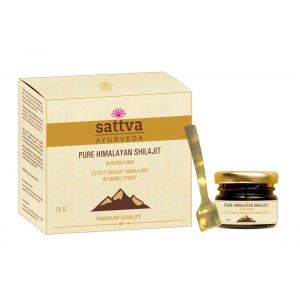 SHILAJIT HIMALAJSKI W FORMIE ŻYWICY - SATTVA 15 g