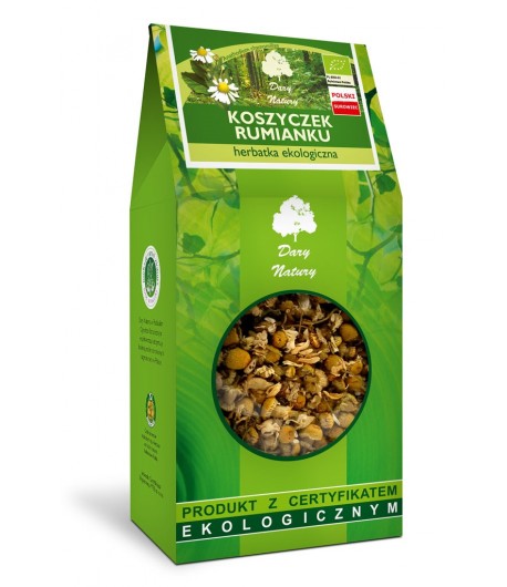100g Koszyczek Rumianku BIO - herbatka ekologiczna - Dary Natury 100 g