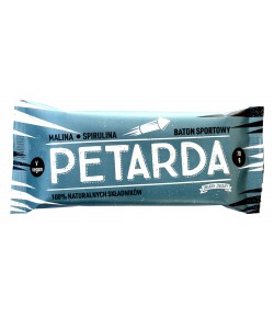 Baton bakaliowy z Malinami i Spiruliną PETARDA bezglutenowy - ZMIANY ZMIANY 70 g