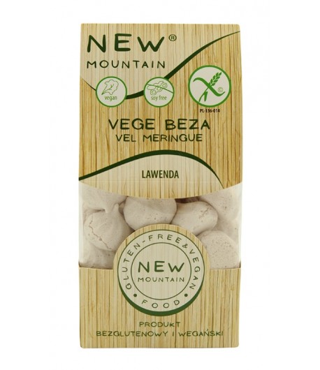 Bezy wegańskie lawendowe bezglutenowe - NEW MOUNTAIN 50 g