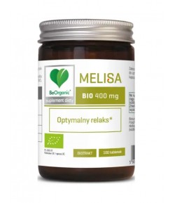 Melisa Extrakt (400 mg) BIO - BeOrganic 100 tabletek