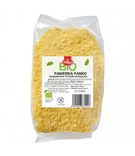 Panierka PANKO bezglutenowa BIO - AMYLON 200 g Panierka PANKO bezglutenowa BIO - AMYLON 200 g