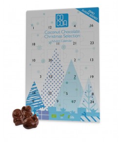 Kalendarz Adwentowy z Czekolady kokosowej bez dodatku cukrów BIO - COCOA 180 g