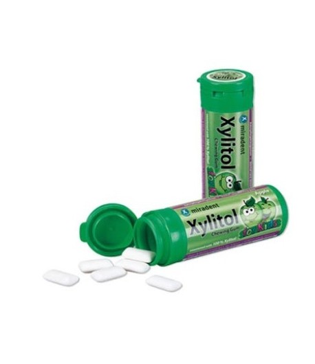 Xylitol Jabłkowa guma do żucia dla dzieci z ksylitolem (30szt. w tubie) - Miradent 30 g