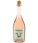Wino bezalkoholowe FRIZZANTE Różowe słodkie musujące BIO - VINSENZA 750 ml