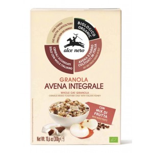 Granola z MIODEM I OWOCAMI BIO - alce nero 300 g