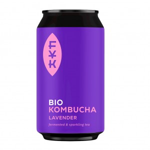 Kombucha Herbata Zielona z Lawendą bezglutenowa BIO - FOREVER YOUNG KOMBUCHA 330 ml