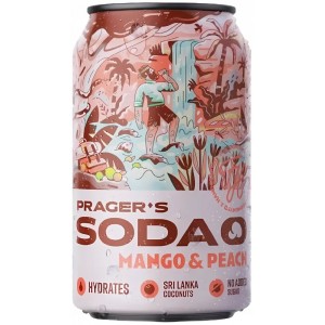 Napój SODA mango & brzoskwinia - PRAGER'S 330 ml
