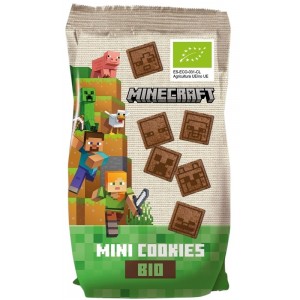 Mini ciastka kakaowe dla dzieci Minecraft BIO - tasty and unique 100 g