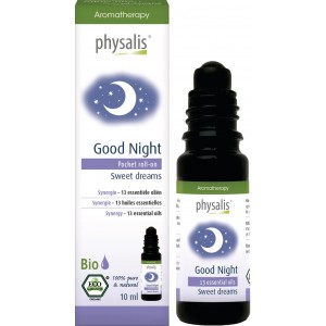GOOD NIGHT Mieszanka olejków eterycznych roll-on ECO - PHYSALIS 10 ml