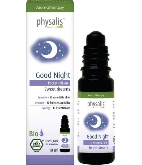 GOOD NIGHT Mieszanka olejków eterycznych roll-on ECO - PHYSALIS 10 ml