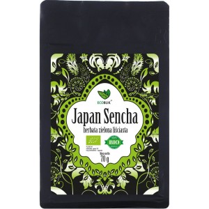 Japan SENCHA Herbata zielona liściasta BIO  - ECOBLIK 70 g