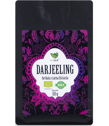 DARJEELING Herbata czarna liściasta BIO  - ECOBLIK 110 g