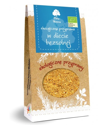 Przyprawa w diecie bezsolnej BIO - Dary Natury 60 g